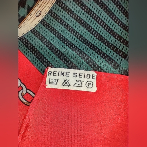 VINTAGE SILK EQUESTRIAN SCARF - Picture 3 of 6